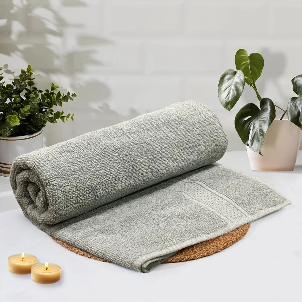 Luxe Home Cotton Bath Towel 450 GSM Quick Dry Large Size Bathroom Towels for Men & Women, Home, Kitchen, Gym, Spa